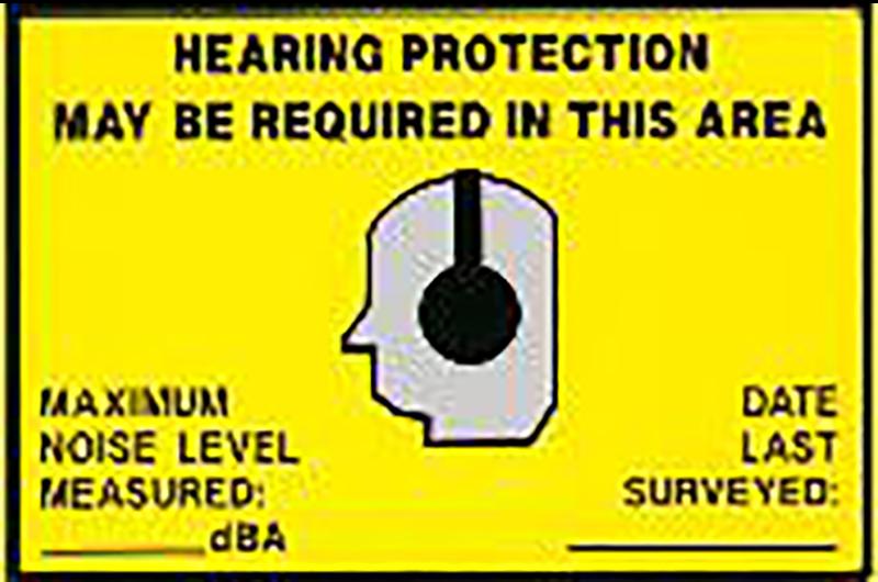 Hearing Protection Sign